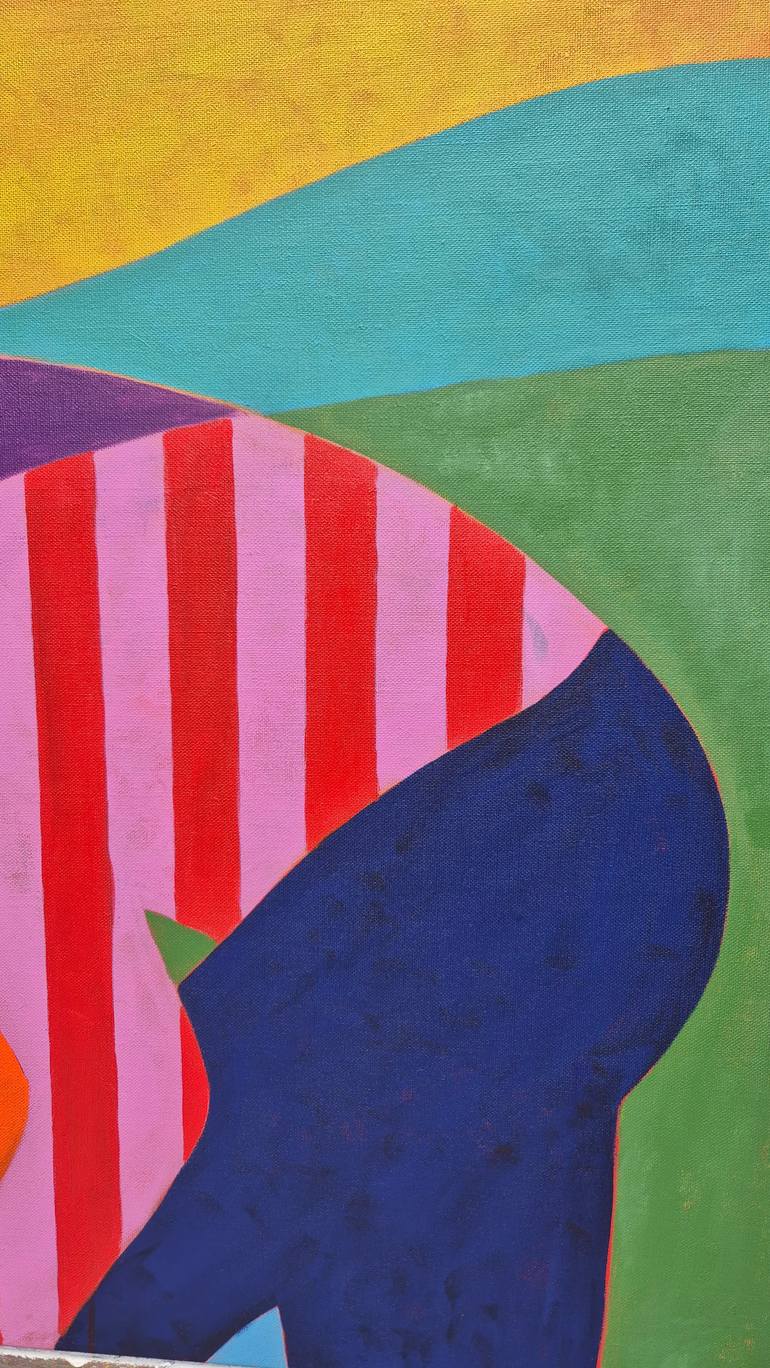 Original Contemporary Abstract Painting by Anna Hvid