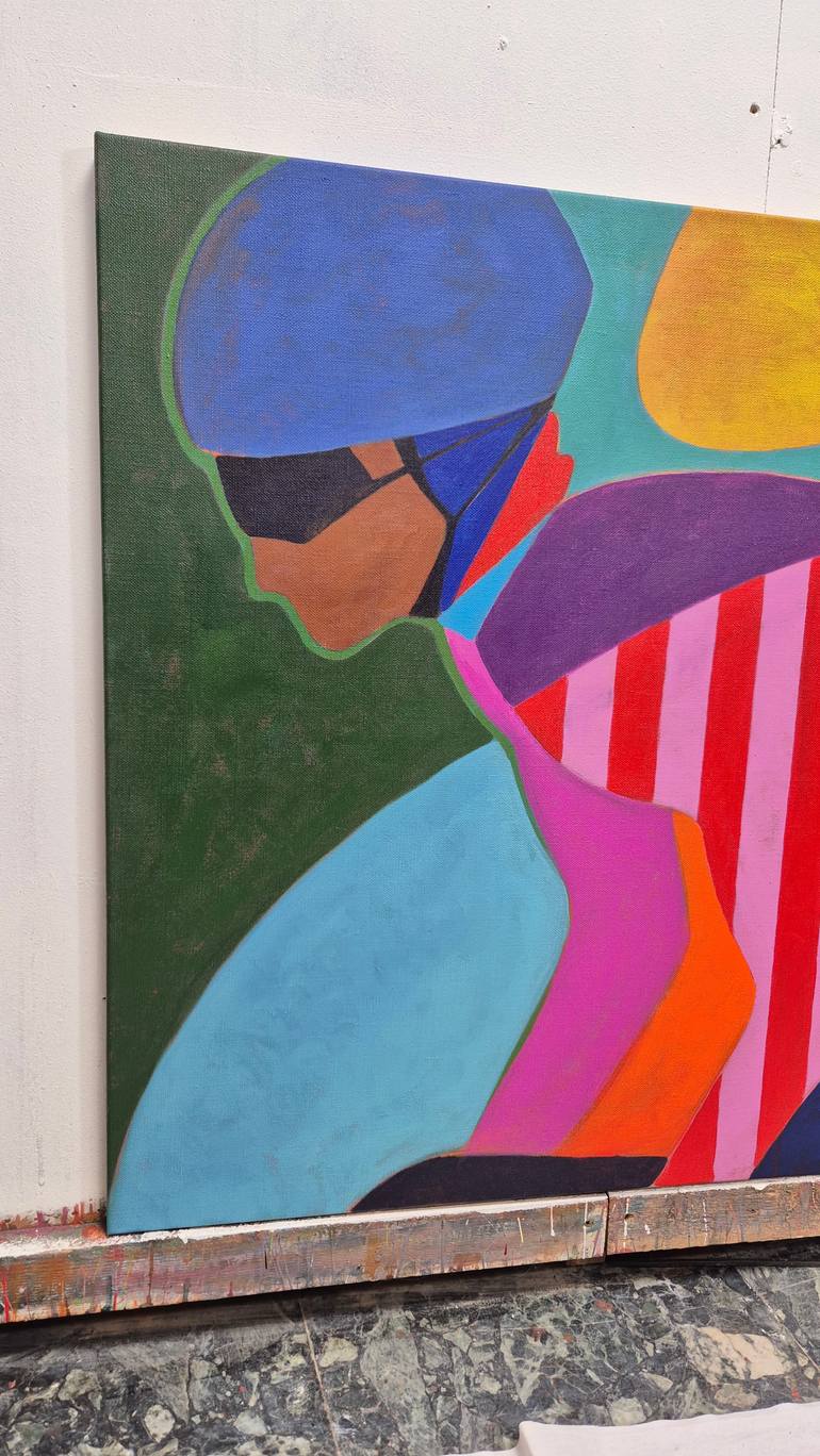 Original Contemporary Abstract Painting by Anna Hvid