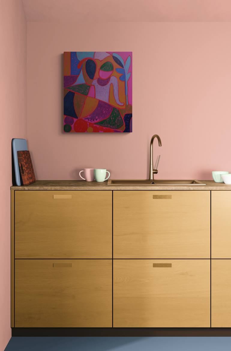 Original Contemporary Abstract Painting by Anna Hvid