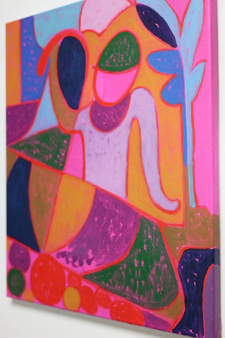 Original Contemporary Abstract Painting by Anna Hvid