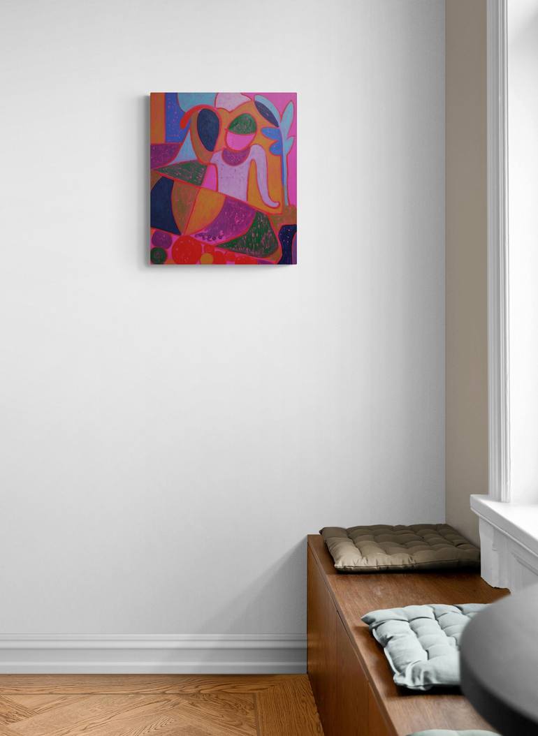 Original Contemporary Abstract Painting by Anna Hvid