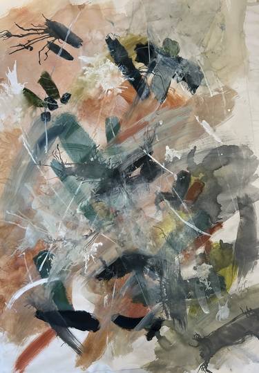 Original Abstract Expressionism Abstract Paintings by Judy Doherty