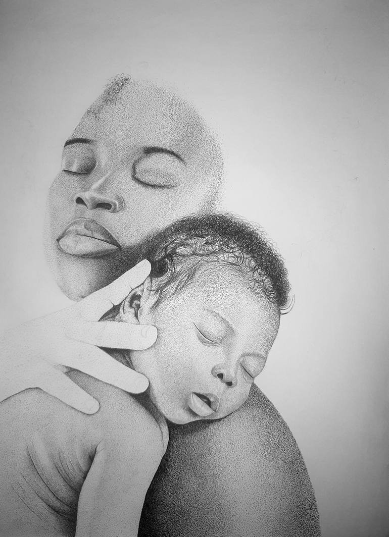 Original Other Family Drawing by Samuel Boye