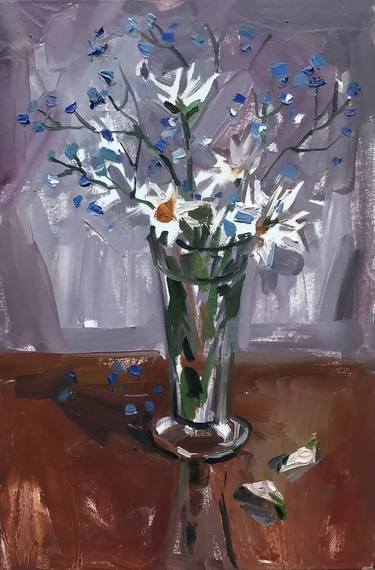Print of Impressionism Floral Paintings by Natali Miasnikova