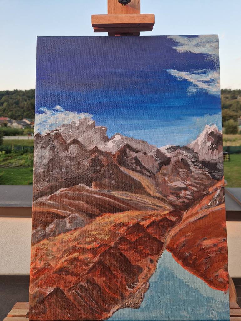 Original Landscape Painting by Oksana Babala