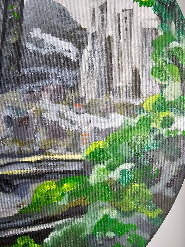 Original Abstract Landscape Painting by Oksana Babala