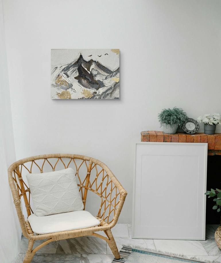Original Illustration Landscape Painting by Oksana Babala