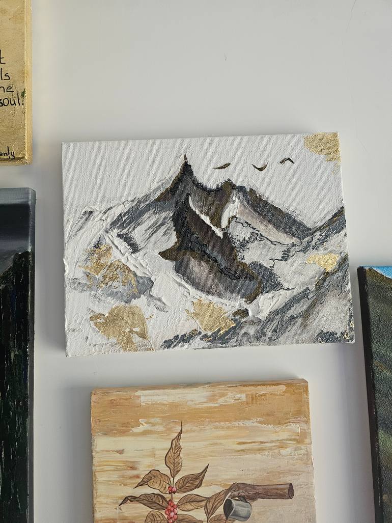 Original Illustration Landscape Painting by Oksana Babala