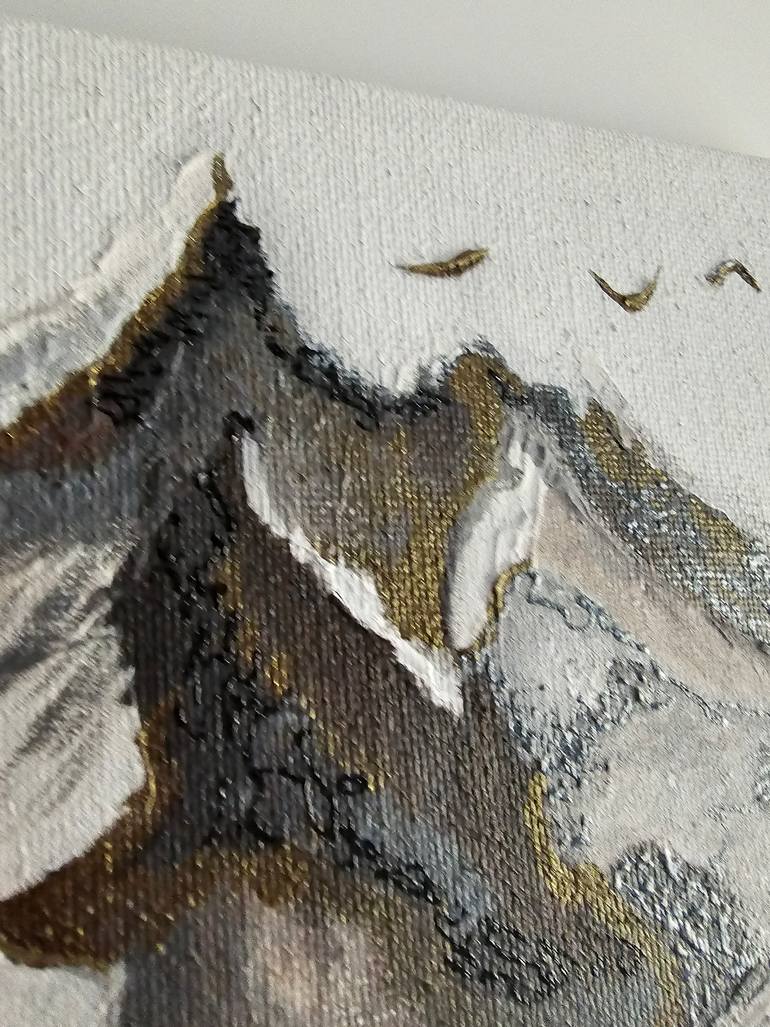 Original Illustration Landscape Painting by Oksana Babala