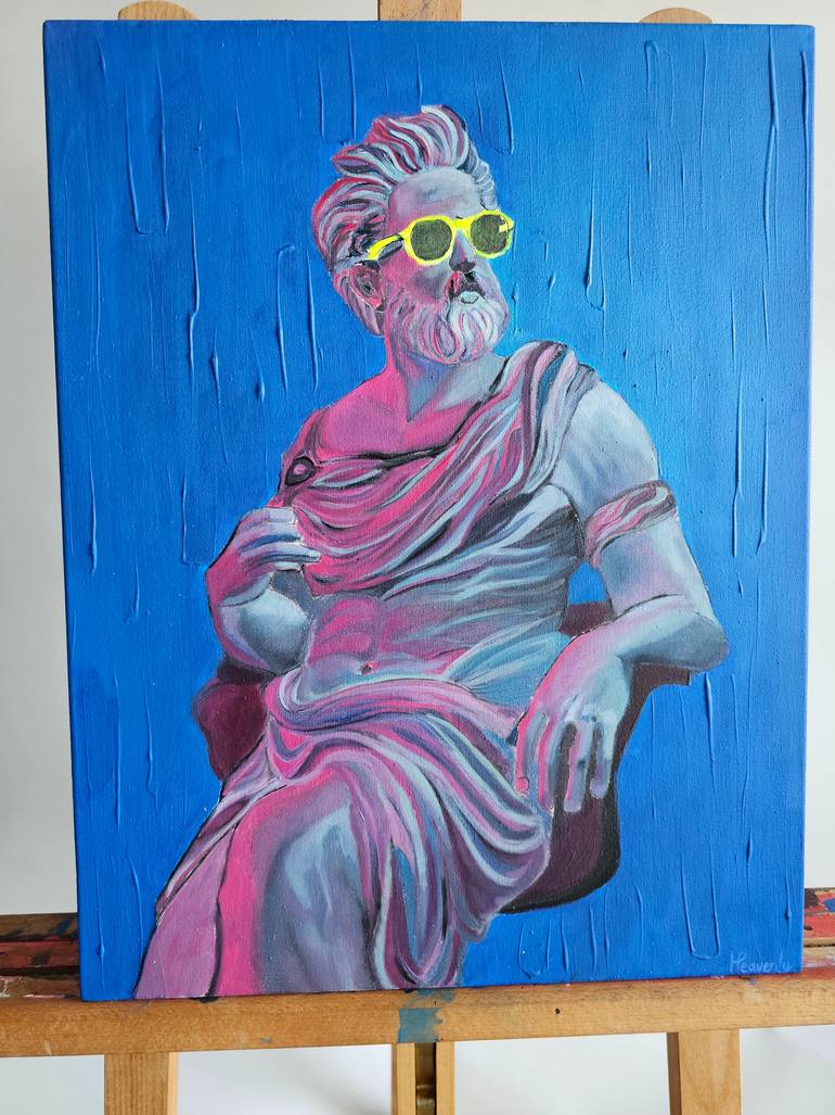 Original Abstract Body Painting by Oksana Babala