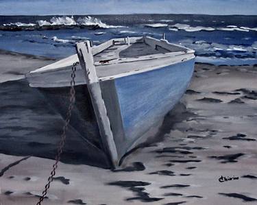 Original Impressionism Boat Paintings by Armando Chiarino