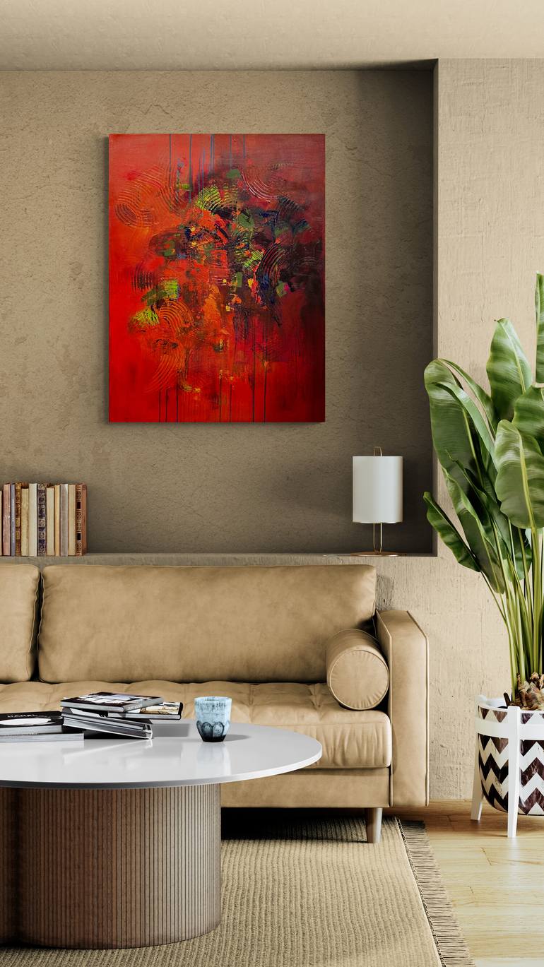 Original Abstract Expressionism Abstract Painting by Grace Ramsey