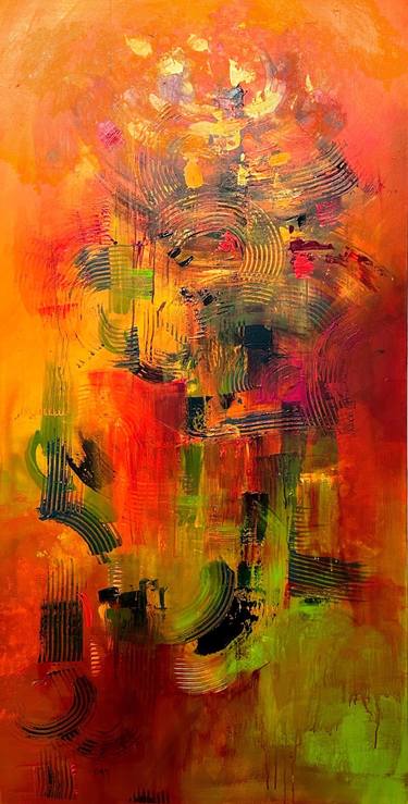 Original Abstract Expressionism Abstract Paintings by Grace Ramsey