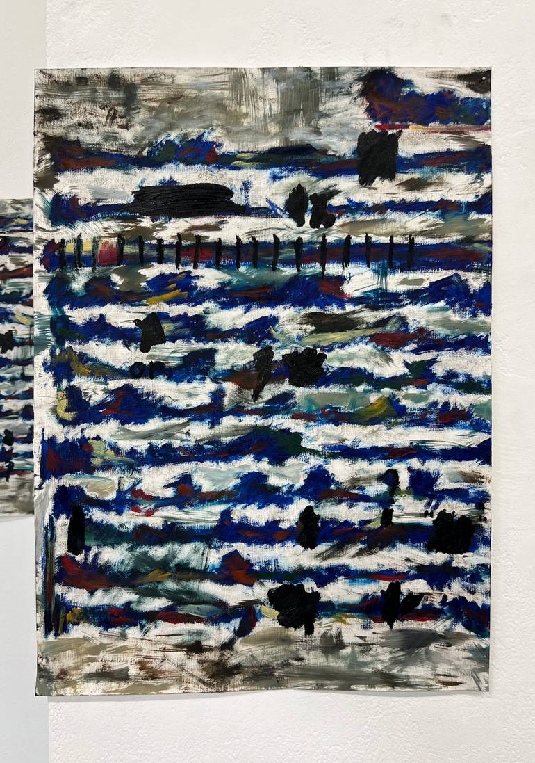Original Abstract Expressionism Abstract Painting by Sofiia Russu