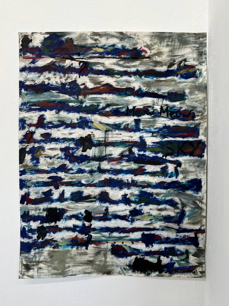 Original Abstract Expressionism Abstract Painting by Sofiia Russu