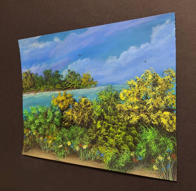 Original Photorealism Nature Painting by Kathleen Zabler