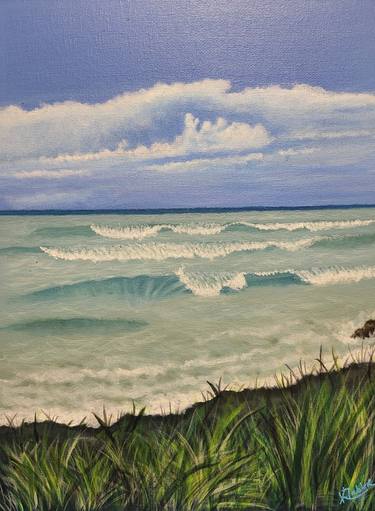 Original Realism Beach Paintings by Kathleen Zabler