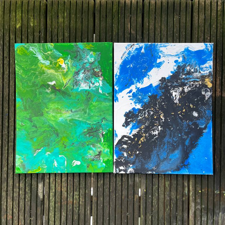 Original Abstract Painting by Wan Yin Ho