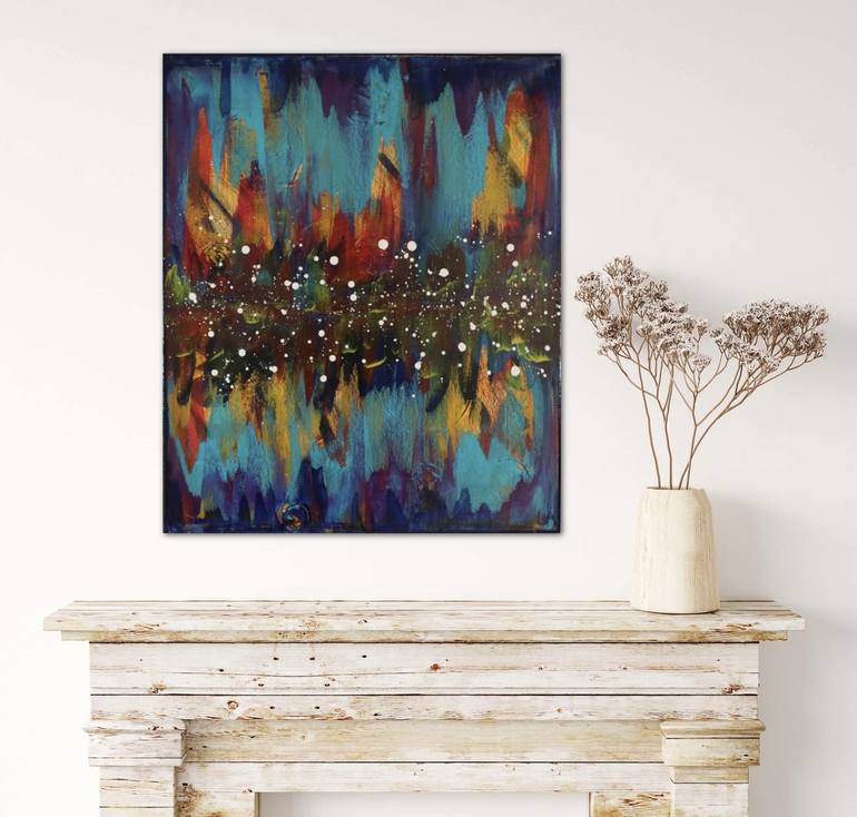 Original Abstract Painting by Shelley White