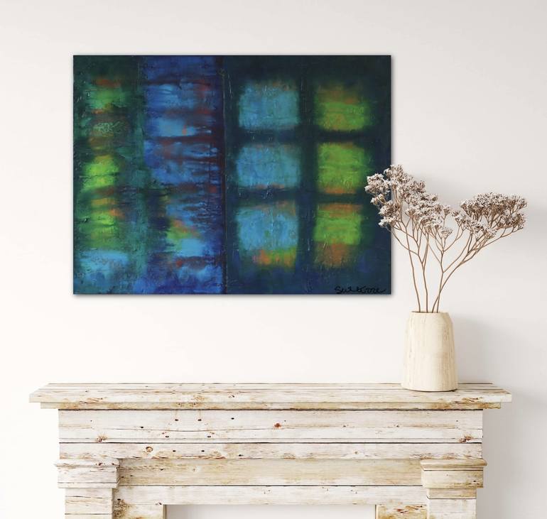 Original Contemporary Abstract Painting by Shelley White