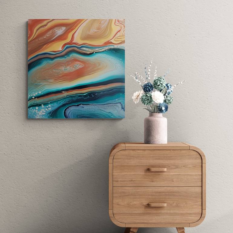 Original Abstract Painting by Shelley White