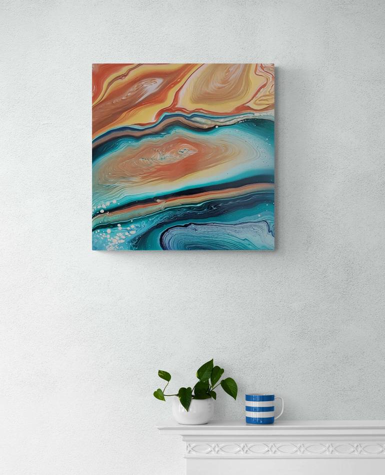 Original Abstract Painting by Shelley White