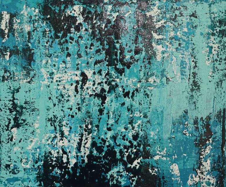 Turquoise Painting by Shelley White | Saatchi Art