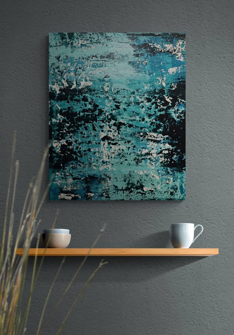Original Conceptual Abstract Painting by Shelley White