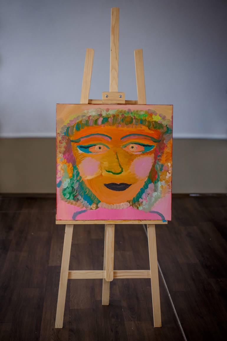 Original Abstract Expressionism Abstract Painting by Kateryna Podolska