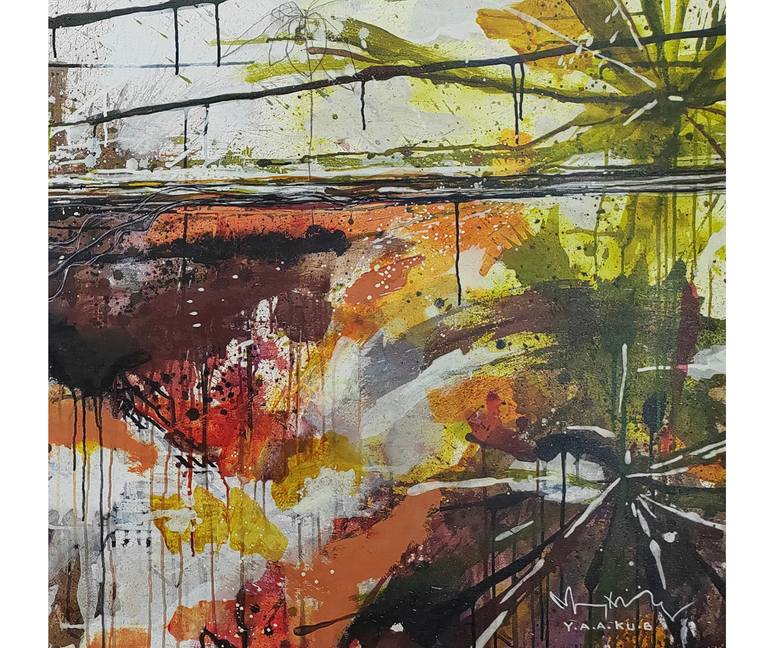 Original Contemporary Nature Painting by Mohd Hairi Yaakub