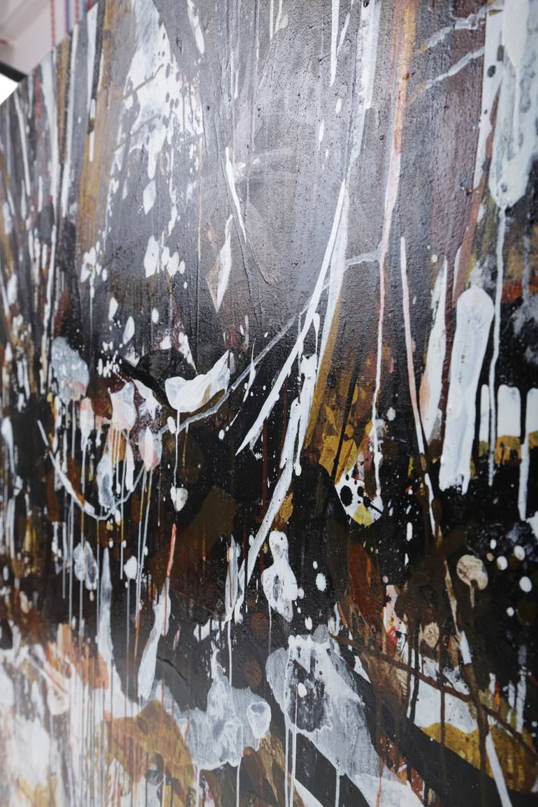 Original Abstract Expressionism Abstract Painting by Mohd Hairi Yaakub