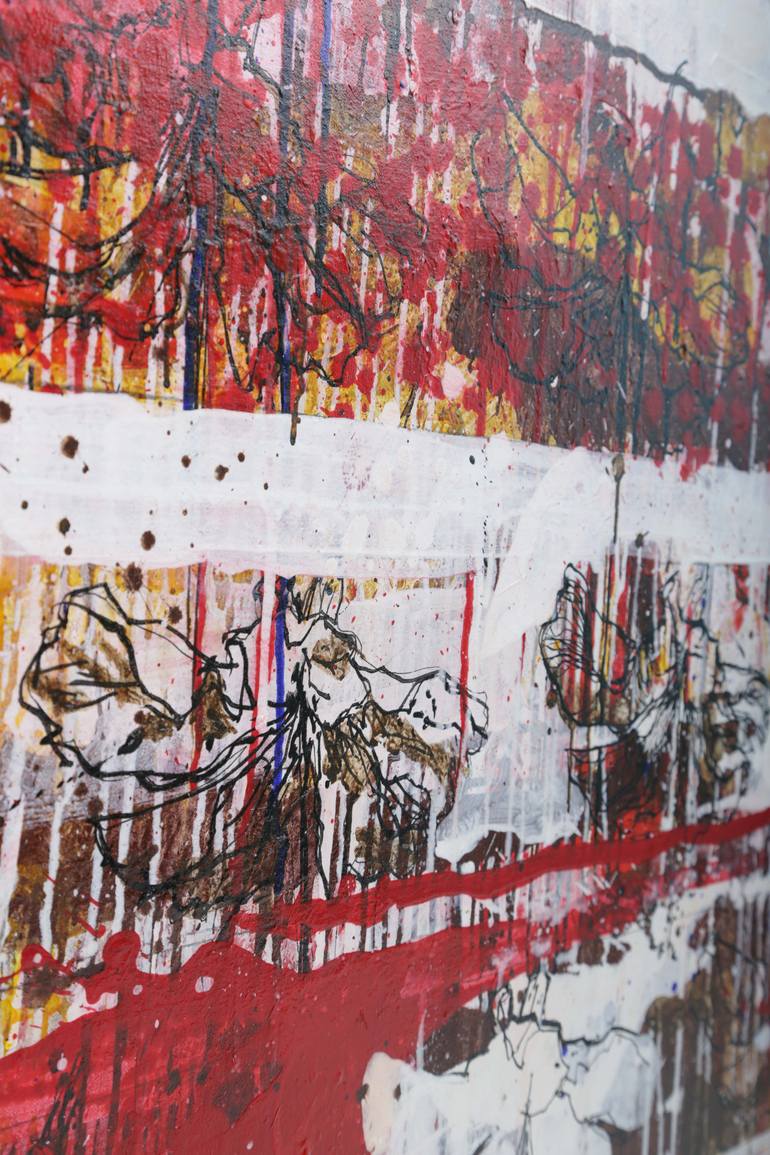 Original Contemporary Abstract Painting by Mohd Hairi Yaakub