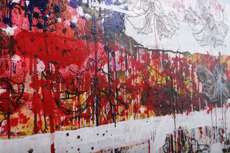 Original Contemporary Abstract Painting by Mohd Hairi Yaakub