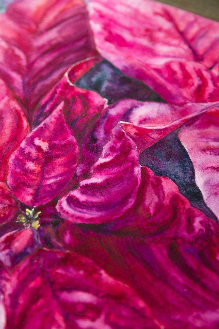 Original Contemporary Floral Painting by Kateryna Nazarenko