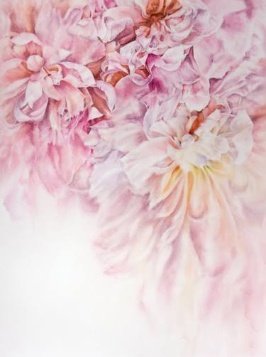 Print of Expressionism Floral Paintings by Kateryna Nazarenko