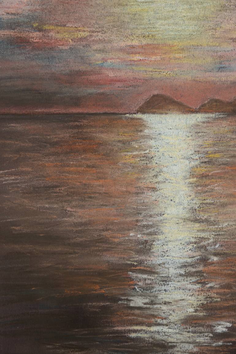 Original Expressionism Seascape Painting by Kateryna Nazarenko