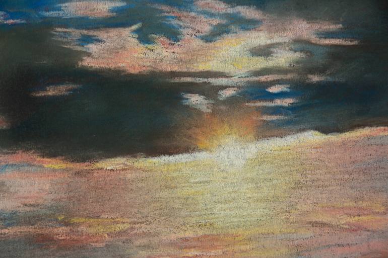 Original Expressionism Seascape Painting by Kateryna Nazarenko
