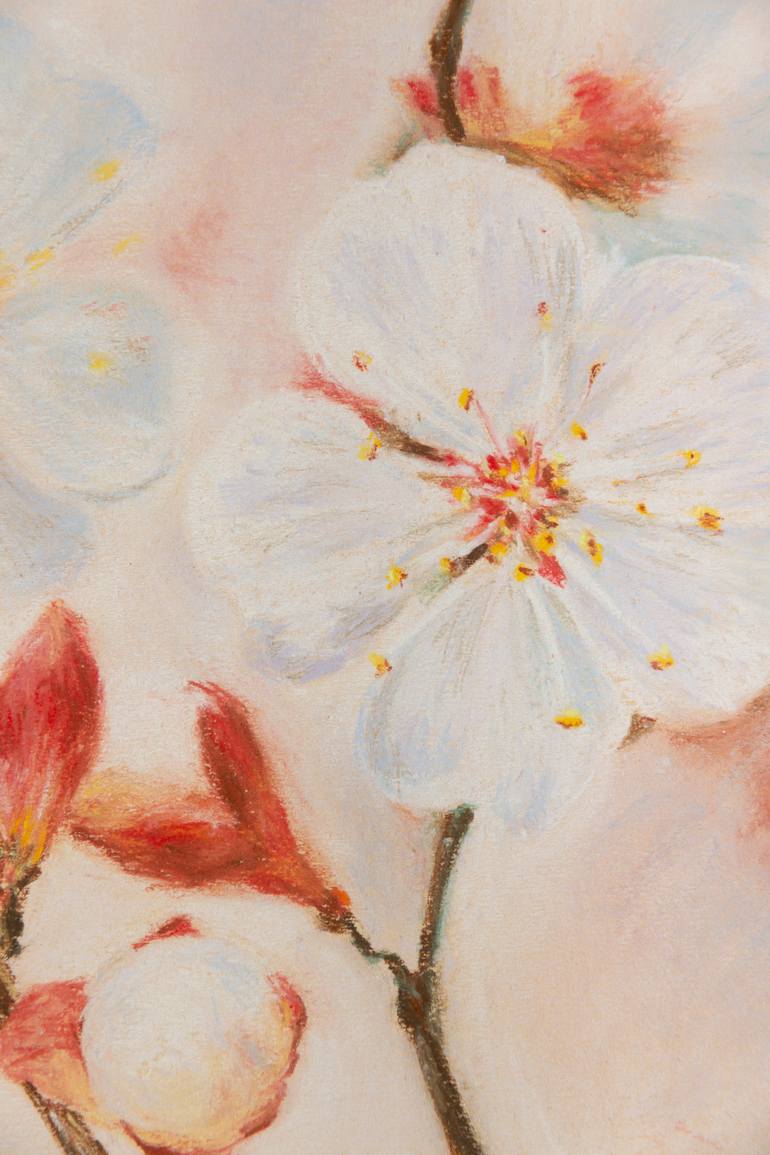 Original Expressionism Floral Painting by Kateryna Nazarenko