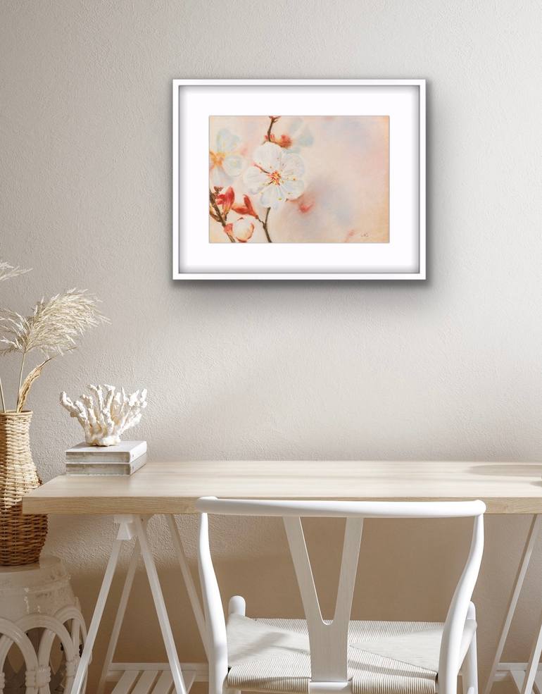 Original Expressionism Floral Painting by Kateryna Nazarenko