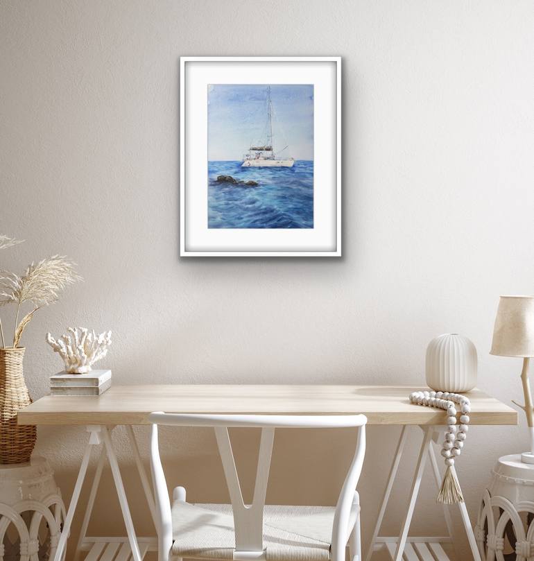 Original Seascape Painting by Kateryna Nazarenko