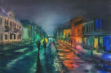 Print of Expressionism Cities Paintings by Kateryna Nazarenko