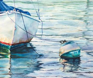 Print of Seascape Paintings by Kateryna Nazarenko