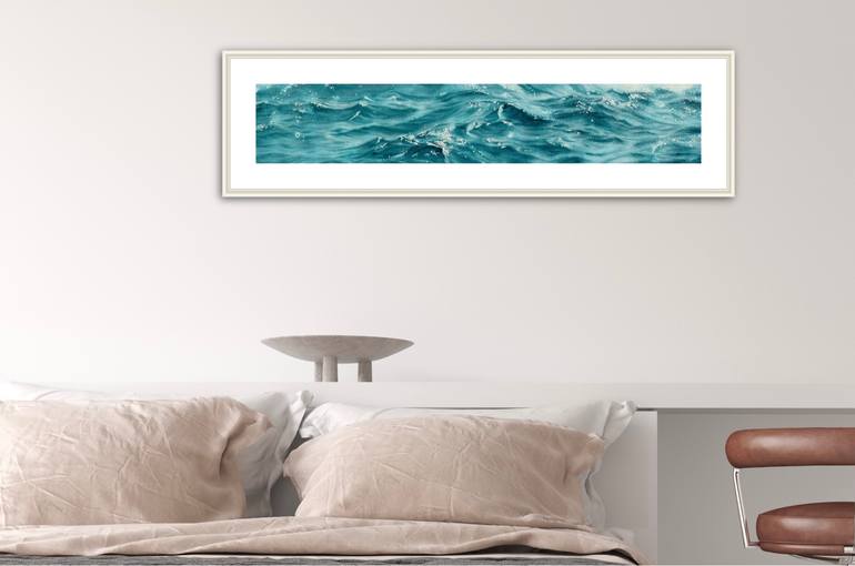 Original Expressionism Seascape Painting by Kateryna Nazarenko