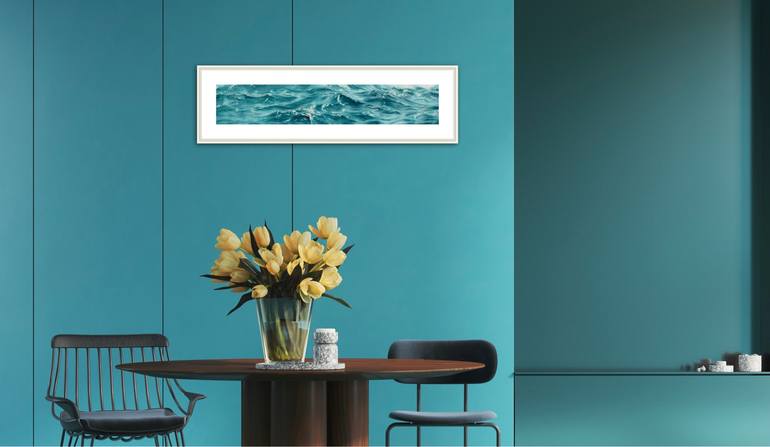 Original Expressionism Seascape Painting by Kateryna Nazarenko