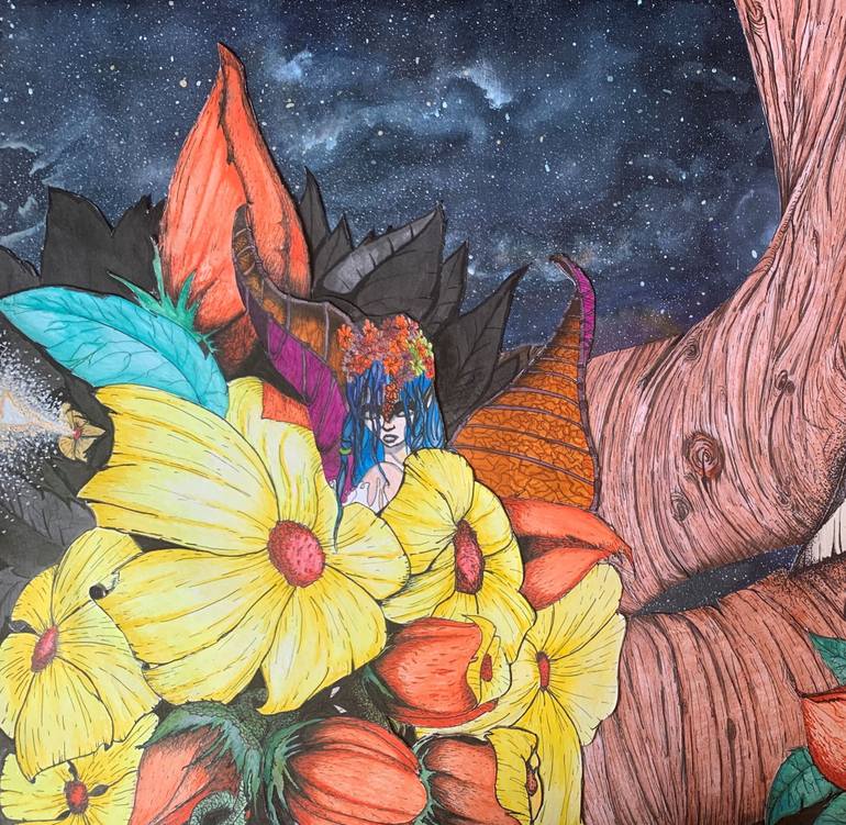 Original Conceptual Nature Drawing by René Agostinho