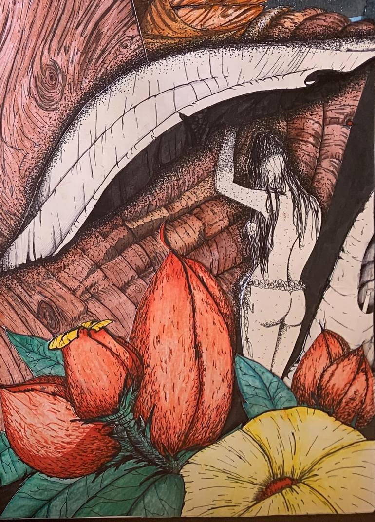 Original Conceptual Nature Drawing by René Agostinho