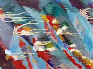 Print of Abstract Expressionism Seascape Paintings by René Agostinho