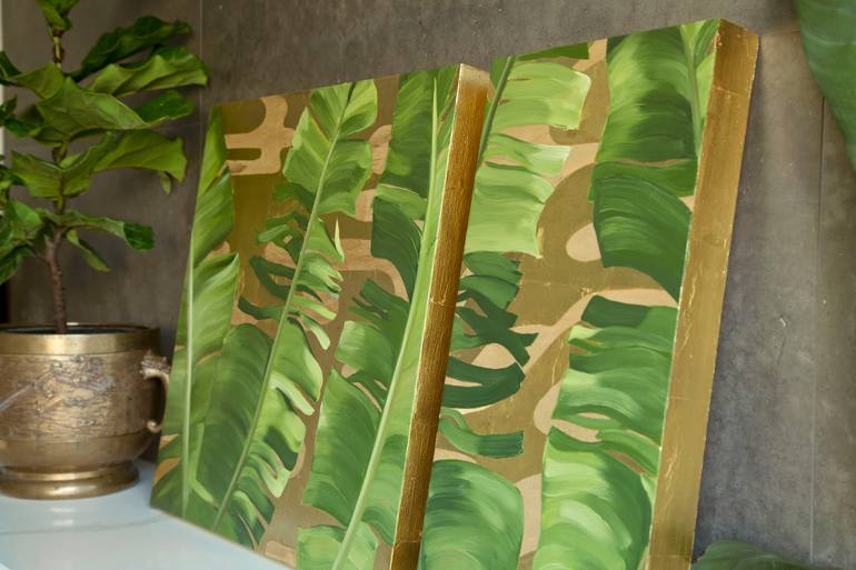 Original Contemporary Botanic Painting by Gillian Lahav
