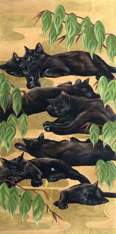 Original Fine Art Animal Paintings by Gillian Lahav