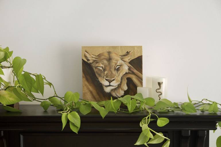 Original Fine Art Animal Painting by Gillian Lahav